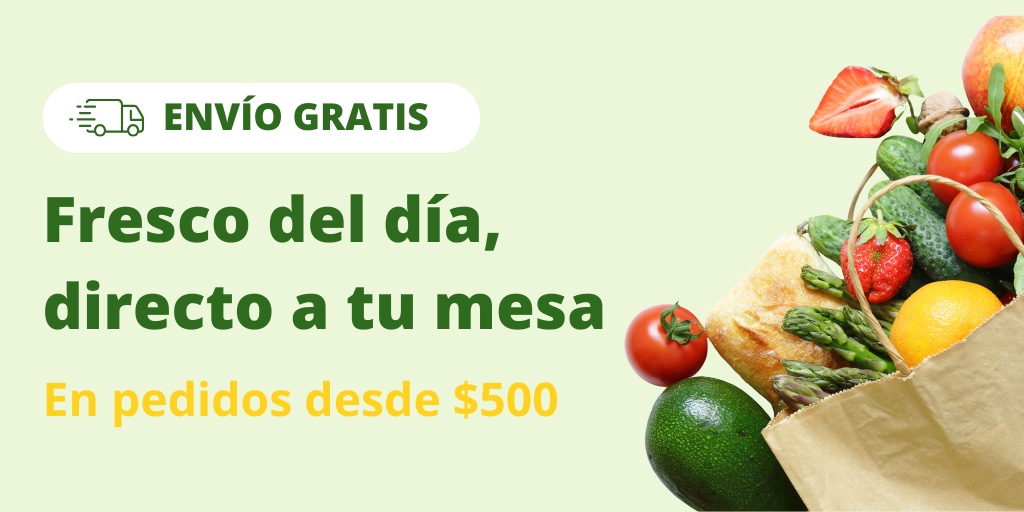 Envío gratis en pedidos desde $500