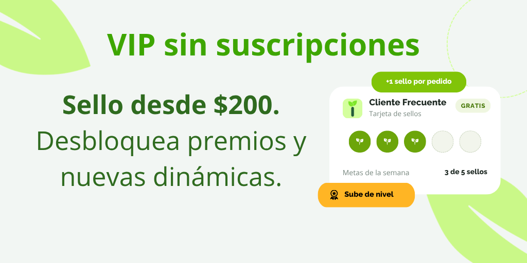 VIP sin suscripciones: un sello desde $200